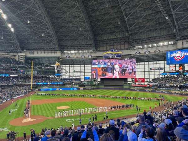 American Family Field, section: 215, row: 12, seat: 5