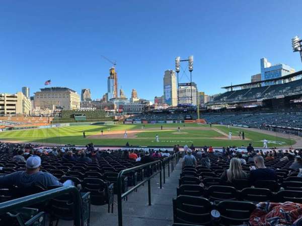 Comerica Park, section: 132, row: 33, seat: 16