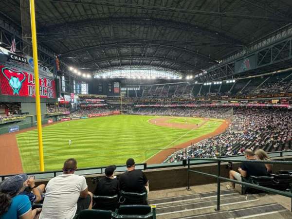 Chase Field, section: 221, row: 4, seat: 1