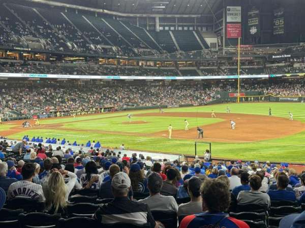 Chase Field, section: 114, row: 30, seat: 2