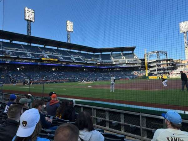 PNC Park, section: 8, row: D, seat: 1