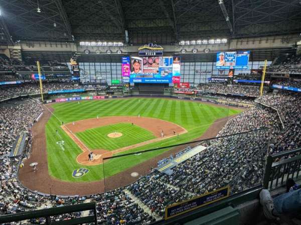 American Family Field, section: 420, row: 2, seat: 20