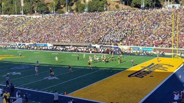 California Memorial Stadium, section: J, row: 26, seat: 1