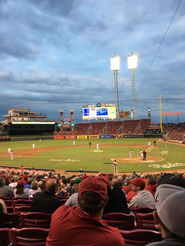 Great American Ball Park, section: 120, row: CC, seat: 7