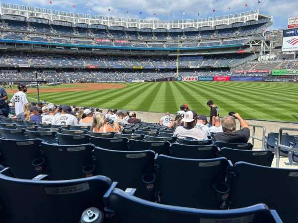 Yankee Stadium, section: 109, row: 13, seat: 1,2