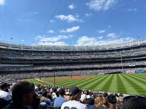 Yankee Stadium, section: 109, row: 13, seat: 1,2