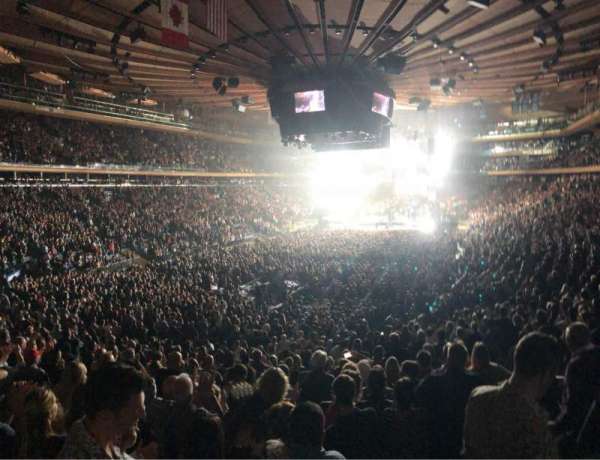 Madison Square Garden, section: 103, row: 20, seat: 20