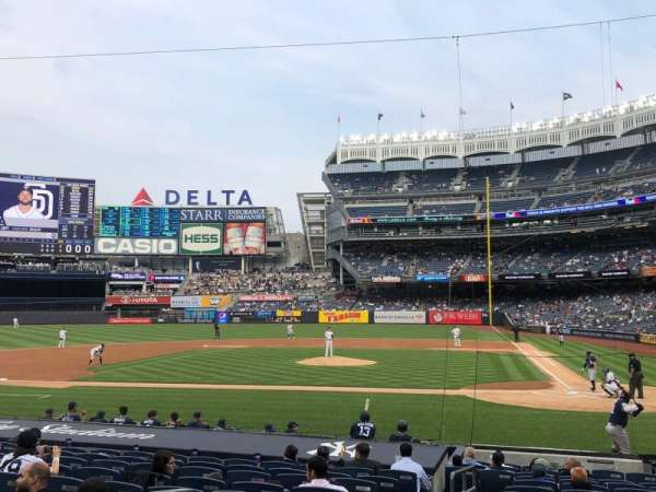 Yankee Stadium, section: 122, row: 4, seat: 12