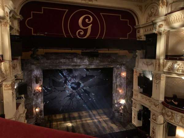 Garrick Theatre, section: Grand Circle, row: A, seat: 15