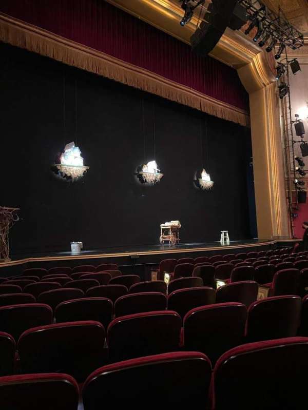 St. James Theatre, section: Orchestra L, row: J, seat: 13
