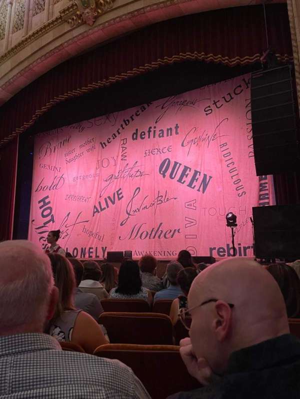 Hershey Theatre, section: Orchestra R, row: H, seat: 12