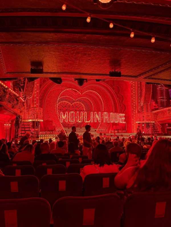 Al Hirschfeld Theatre, section: Orchestra L, row: R, seat: 7
