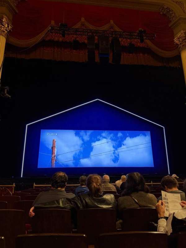 Academy of Music, section: Parquet Center, row: D, seat: 112