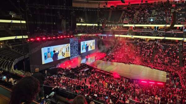 Honda Center, section: 307B, row: 1, seat: 4