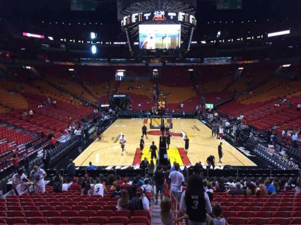 Kaseya Center, section: 113, row: 21, seat: 01