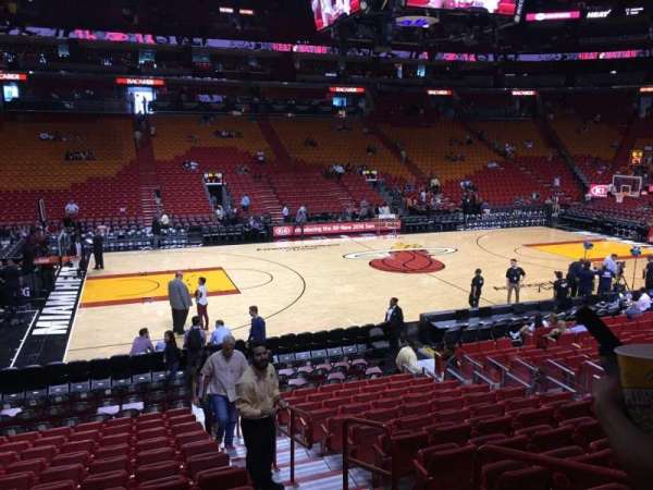 Kaseya Center, section: 120, row: 16, seat: 02
