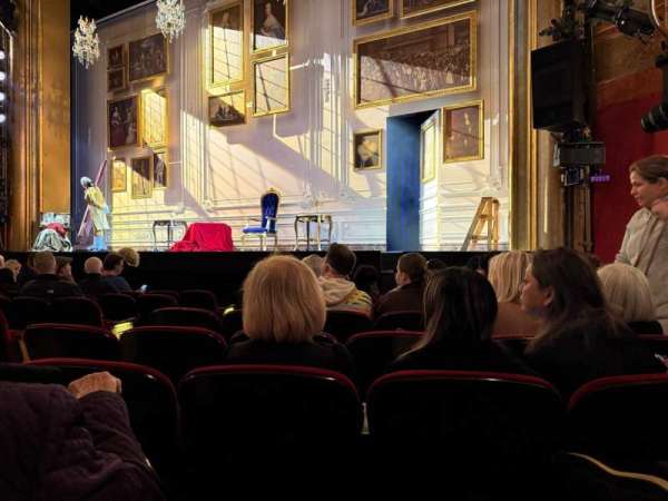 St. James Theatre, section: Orchestra R, row: H, seat: 12
