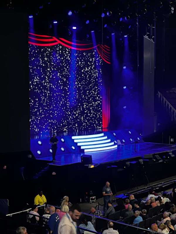 The O2, London, section: 101, row: N, seat: 45