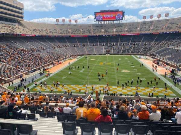 Neyland Stadium, section: Y8, row: 38, seat: 6