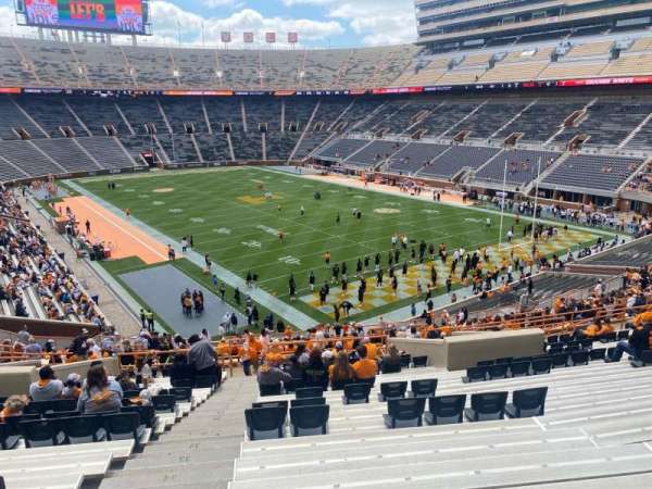Neyland Stadium, section: Z12, row: 40, seat: 29
