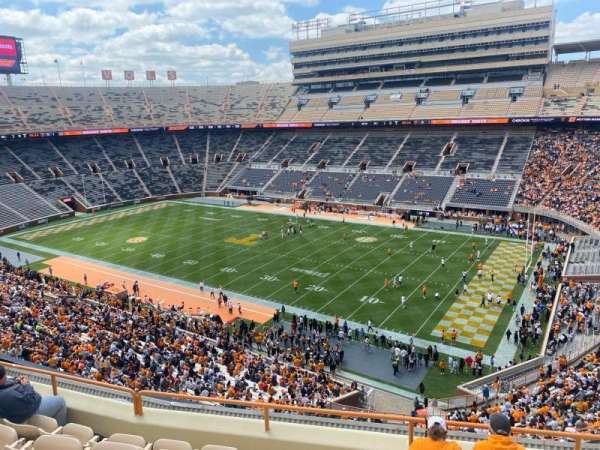 Neyland Stadium, section: ZZ14, row: 7, seat: 15