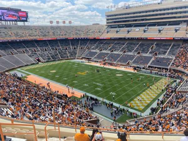Neyland Stadium, section: ZZ13, row: 10, seat: 25