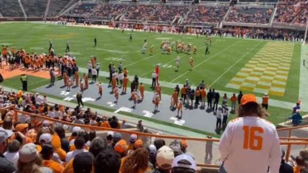 Neyland Stadium, section: Z15, row: 16, seat: 1