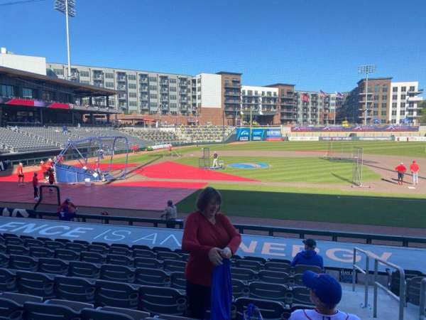 Covenant Health Park, section: 108, row: 14, seat: 1