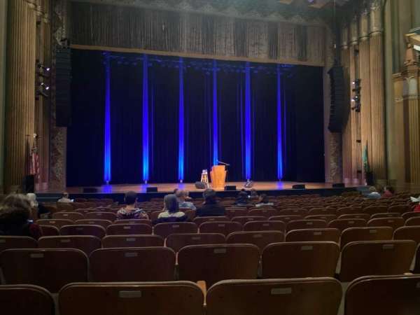 Martin Woldson Theater at the Fox, section: Orchestra Center, row: S, seat: 15