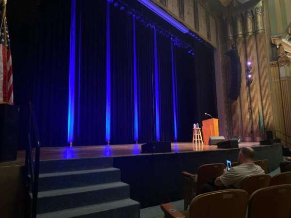 Martin Woldson Theater at the Fox, section: Orchestra Left, row: F, seat: 1