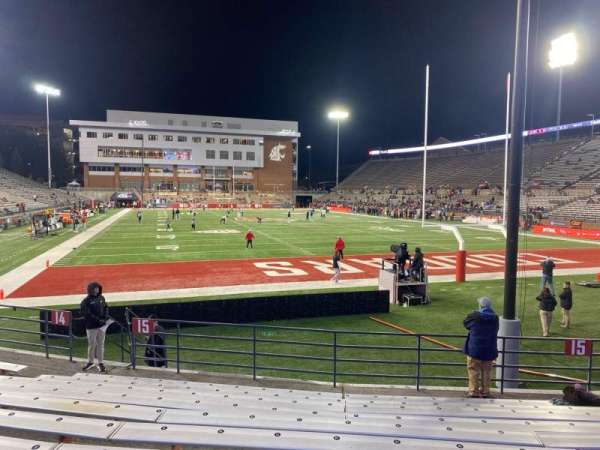 Martin Stadium, section: 15, row: K, seat: 14