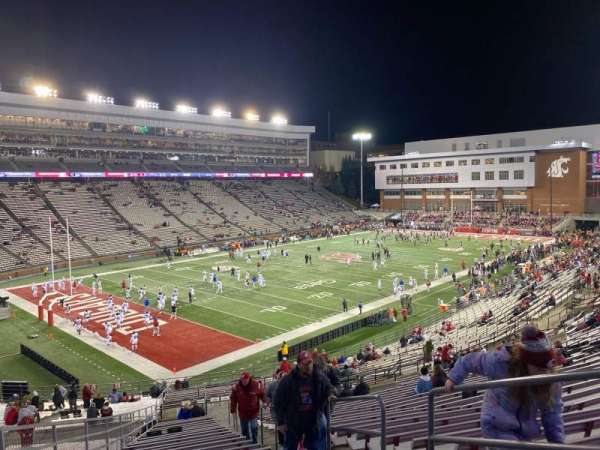 Martin Stadium, section: 21, row: 25, seat: 3