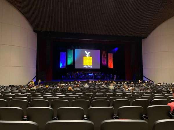 First Interstate Center for the Arts, section: Orchestra, row: T, seat: 26