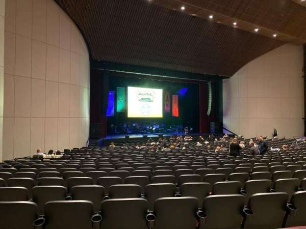 First Interstate Center for the Arts, section: Orchestra, row: X, seat: 3