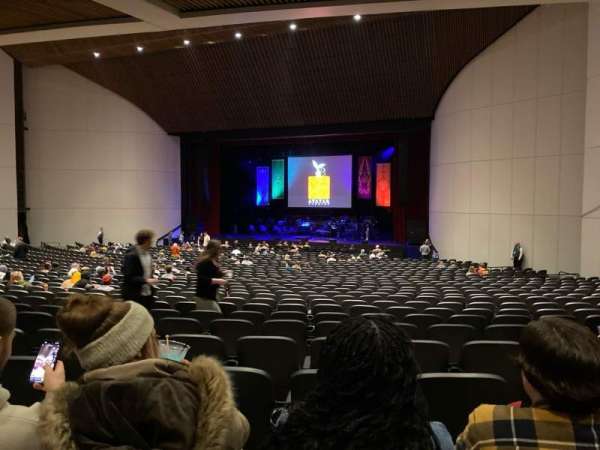 First Interstate Center for the Arts, section: Orchestra, row: Bb, seat: 73