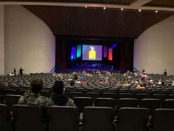 First Interstate Center for the Arts, section: Orchestra, row: Bb, seat: 25