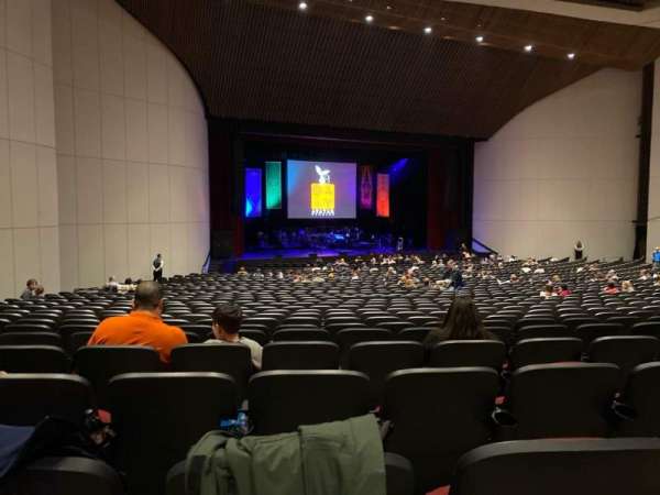 First Interstate Center for the Arts, section: Orchestra, row: Bb, seat: 4