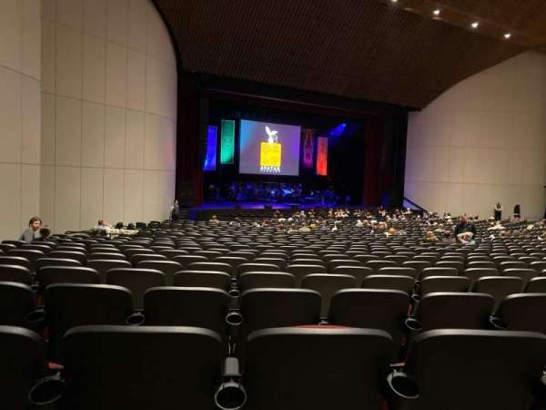 First Interstate Center for the Arts, section: Orchestra, row: Y, seat: 1