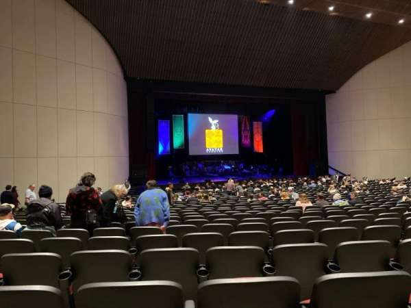 First Interstate Center for the Arts, section: Orchestra, row: W, seat: 10