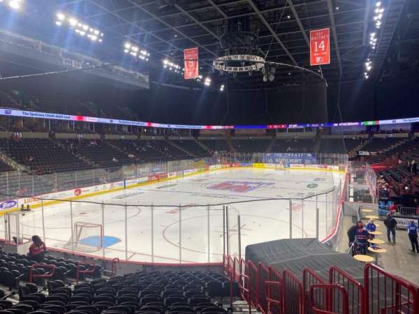 Spokane Arena, section: 111, row: Q, seat: 3