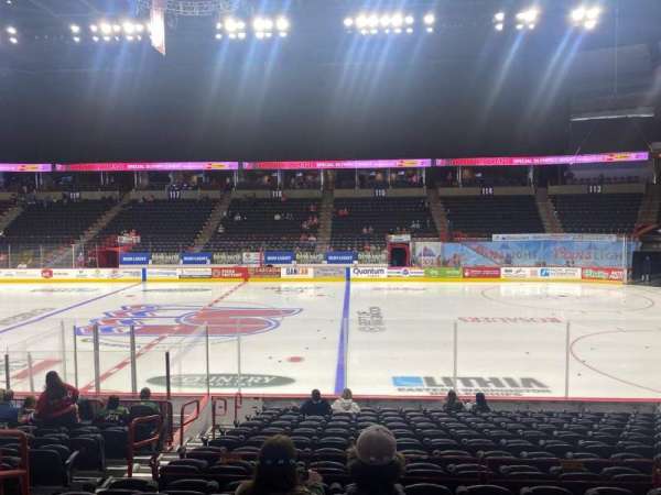 Spokane Arena, section: 105, row: P, seat: 14