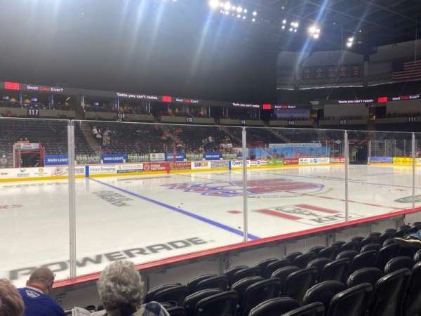 Spokane Arena, section: 103, row: E, seat: 16