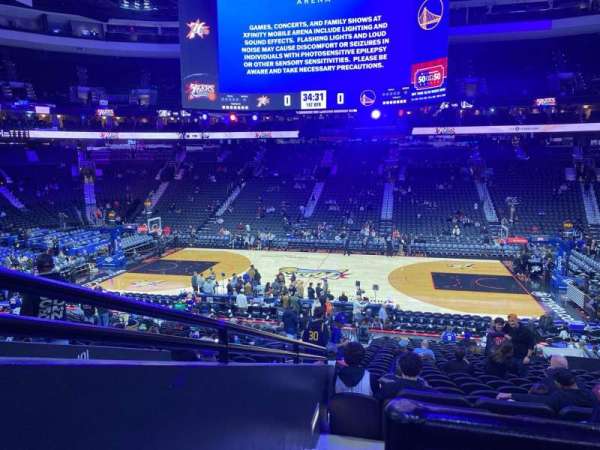 Xfinity Mobile Arena, section: C2, row: 1, seat: 1