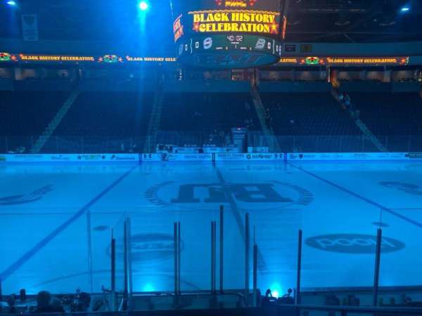 Agganis Arena, section: 113, row: H, seat: 18