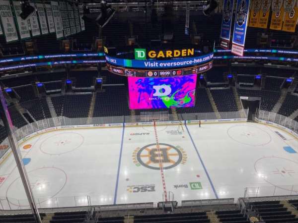 TD Garden, section: STU4, row: A