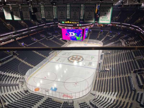 TD Garden, section: Rafter 10, row: B, seat: 11