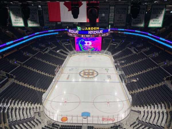 TD Garden, section: Rafter 12, row: A, seat: 5