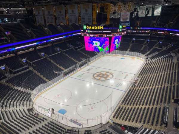 TD Garden, section: Rafter 30, row: A, seat: 10