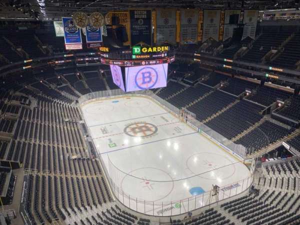 TD Garden, section: Rafter 35, row: A, seat: 9