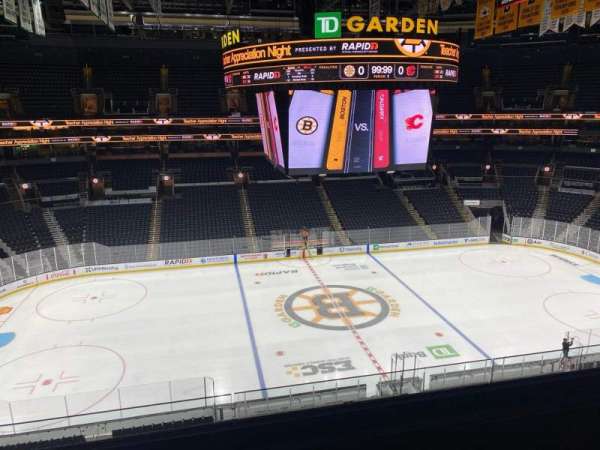 TD Garden, section: 302, row: 3, seat: 7